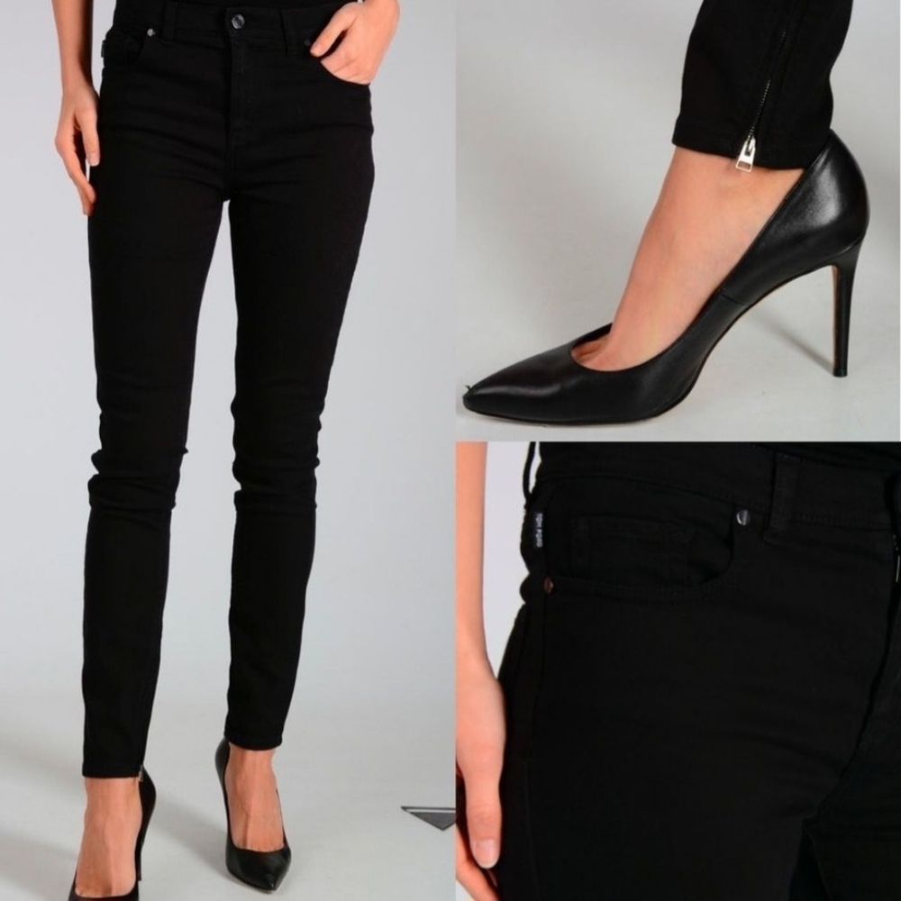 Tom Ford Black Skinny Jeans Sleek Fit Size 25